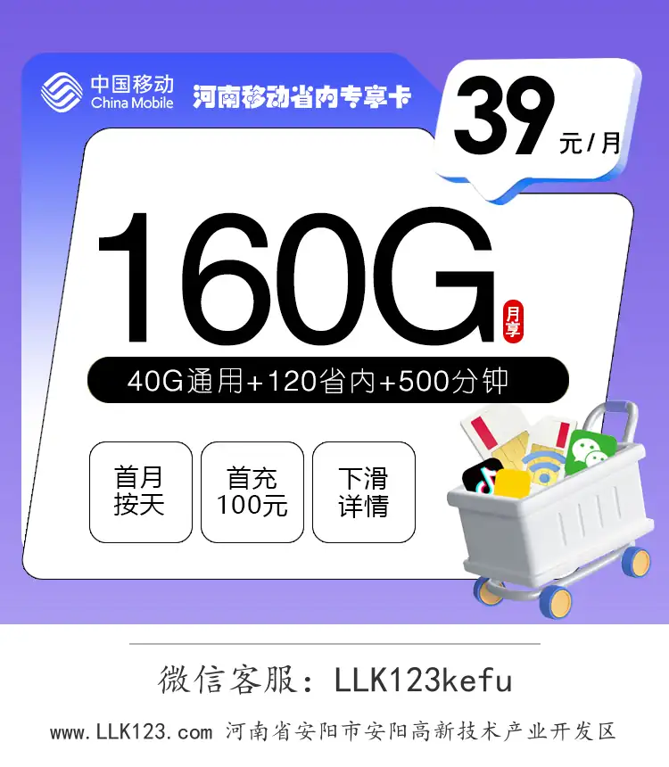 河南省安阳市安阳高新技术产业开发区移动河南移动省内专享卡(39元160G+500分钟)-图1 https://img.llk123.com/ka-upload/2285/202601244105712285.webp
